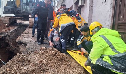 Kahramanmaraş’ta Altyapı Çalışmasında Göçük: 1 Yaralı