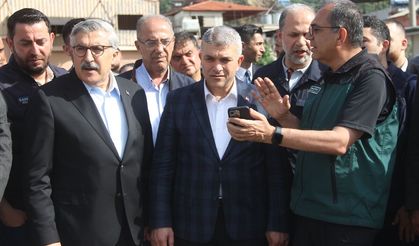 AK Parti Genel Başkan Yardımcısı Yayman, Hatay'da selden etkilenen alanları inceledi: