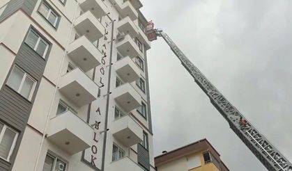Kahramanmaraş’ta 10 Katlı Binada Yangın