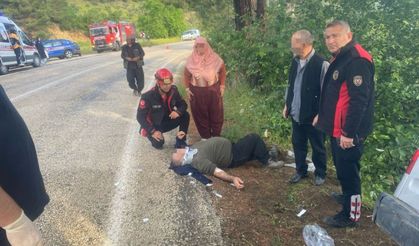 Kahramanmaraş’ta hafif ticari araç ağaca çarptı: 1 Ağır, 3 Hafif Yaralı