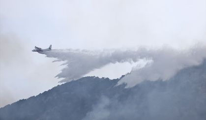 GÜNCELLEME - Antalya'da ormanlık alanda çıkan yangına müdahale ediliyor