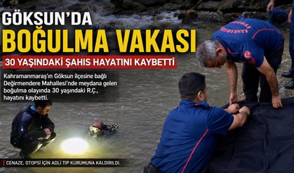 Kahramanmaraş’ta boğularak hayatını kaybetti