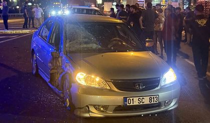 Adana'da otomobil ile çarpışan motosikletin sürücüsü öldü
