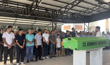 Hatay'da eşi tarafından öldürülen Emine Çil'in cenazesi Osmaniye'de defnedildi