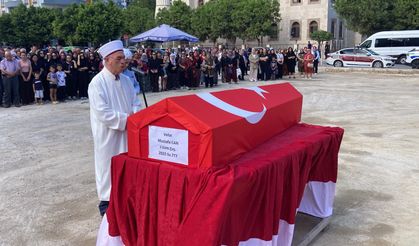 Konya'da hayatını kaybeden uzman çavuşun cenazesi Mersin'de defnedildi