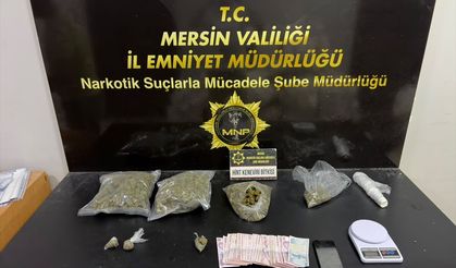 Mersin'de uyuşturucu operasyonunda yakalanan 4 zanlı tutuklandı