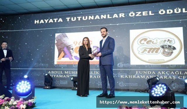 Cesur Radyo'ya bir onur ödülü İstanbul Bağcılar Belediyesi’nden