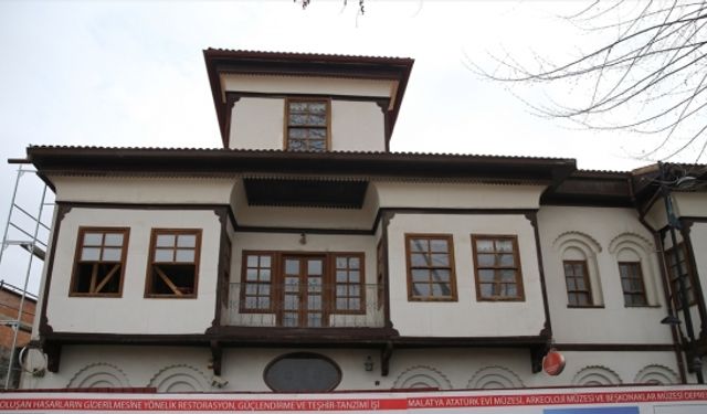 Depremde zarar gören Malatya'daki tescilli kültür varlıkları yenileniyor