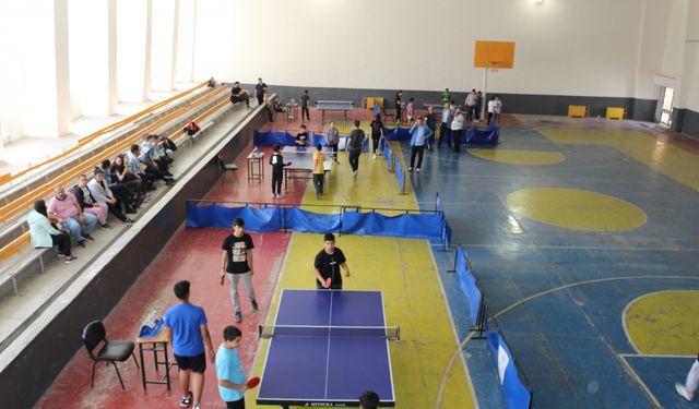 Dörtyol'da güreş ve masa tenisi yarışmaları düzenlendi