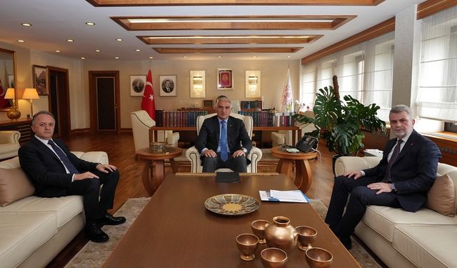 Başkan Görgel, Kültür ve Turizm Bakanı Ersoy ile Görüştü