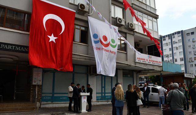 Türkiye İttifakı Partisi Adana İl Başkanlığı açıldı