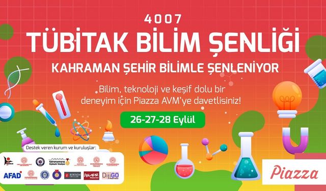 TÜBİTAK Bilim Şenliği Kahramanmaraş’ta!