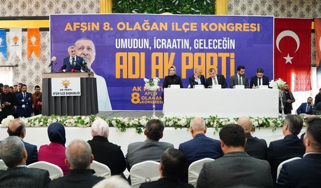 Görgel, AK Parti Afşin 8. Olağan Kongresine Katıldı