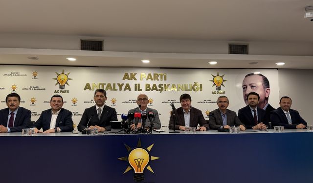 AK Parti Genel Başkan Yardımcısı Yılmaz, Antalya'da konuştu: