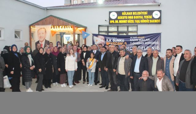 AK Parti Gülnar Kadın Kolları 7. Kongresi yapıldı