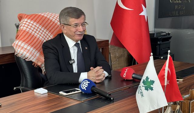 Gelecek Partisi Genel Başkanı Davutoğlu Antalya'da konuştu: