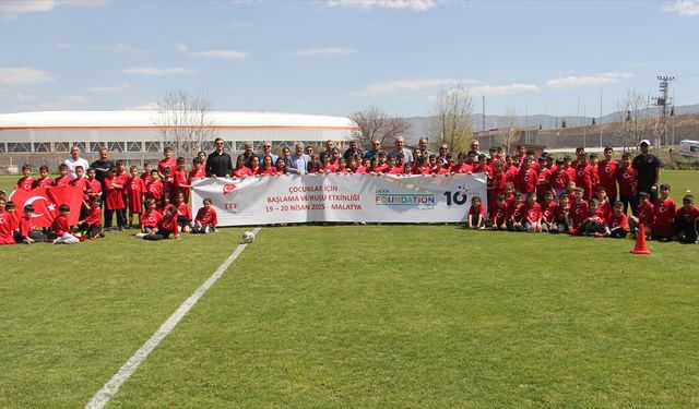 Malatya'da "Çocuklar İçin Başlama Vuruşu" etkinliği düzenlendi