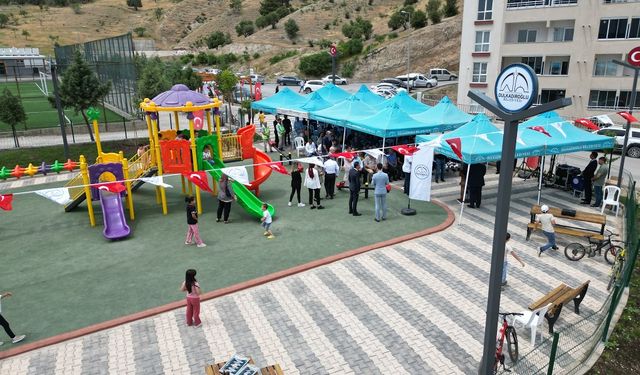Dulkadiroğlu Belediyesi Yıldızkent Parkı’nı Hizmete Açtı