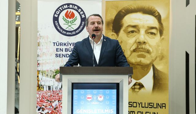 Memur-Sen Genel Başkanı Ali Yalçın, Adana'da konuştu: