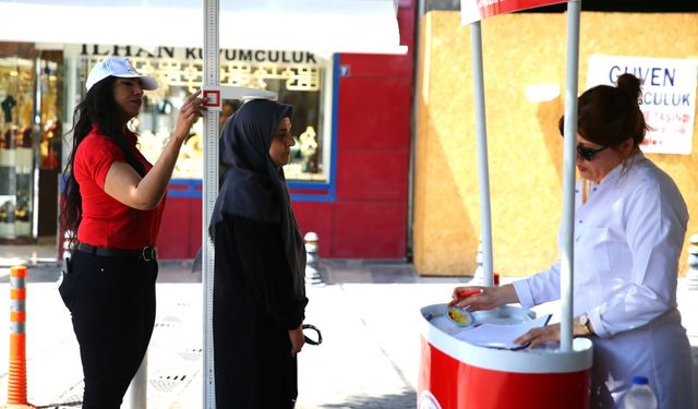 Mersin'de 27 bin 328 kişinin vücut kitle indeksi ölçüldü