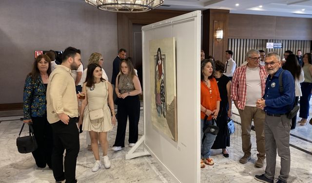 Mersin'de düzenlenen resim yarışmasında ödüller sahiplerini buldu