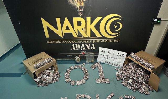 Adana'da uyuşturucu operasyonunda yakalanan 4 zanlı tutuklandı