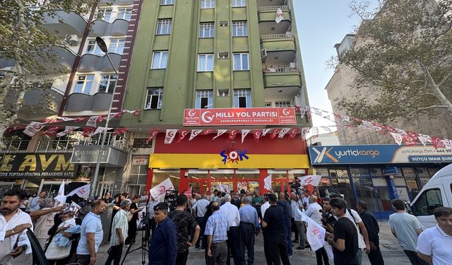 Milli Yol Partisi Genel Başkanı Çayır, partisinin Kahramanmaraş Teşkilatı binasının açılışını yaptı