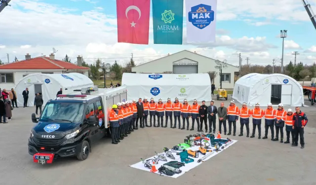 Konya Meram'ın kahramanları eğitimde