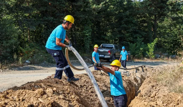 Sakarya'da yeni kaynak ve 2 bin metrelik güçlü altyapı hattı