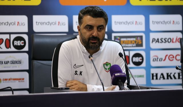 Amed Sportif Faaliyetler-Atakaş Hatayspor maçının ardından