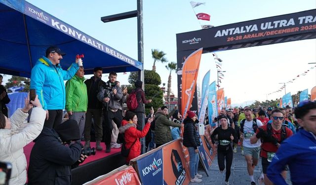 Uluslararası Antalya Ultra Maratonu'nun beşincisi başladı
