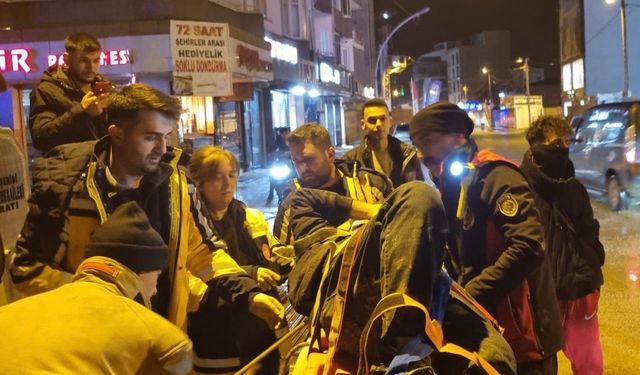 Elbistan’da inşaat çukuruna düşen işçi yaralandı