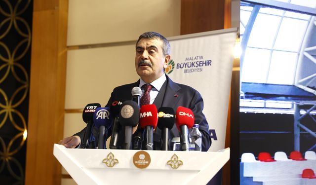 Bakan Tekin, Malatya'da 'Gençlik Spor Tesisleri Toplu Açılış Töreni'nde konuştu: