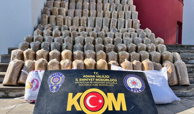 Adana'da 2,5 ton kaçak tütün ele geçirildi
