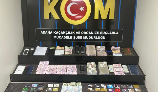 Adana'da tefecilik operasyonunda 5 şüpheli yakalandı