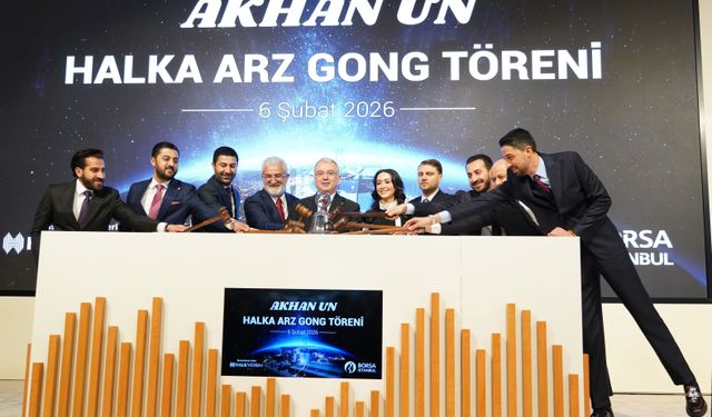 Borsa İstanbul'da gong Akhan Un için çaldı