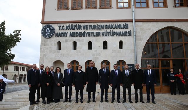 Kültür ve Turizm Bakanı Mehmet Nuri Ersoy, Hatay'da ziyaretlerde bulundu