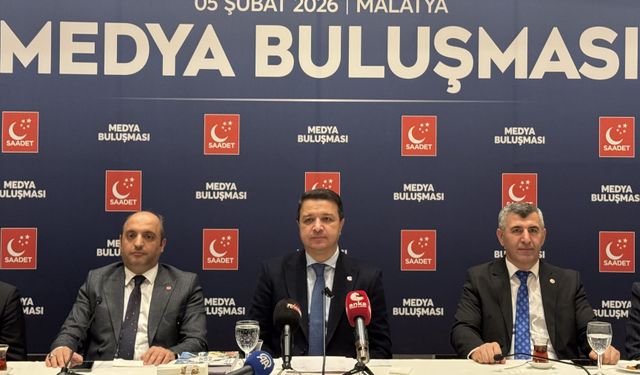 Saadet Partisi Genel Başkanı Arıkan, Malatya'da basınla buluştu