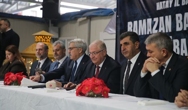 Milli Savunma Bakanı Yaşar Güler, Hatay'da bayramlaşma programına katıldı: