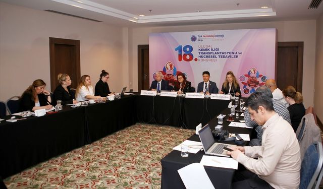 Antalya'da 18. Kemik İliği Transplantasyonu ve Hücresel Tedaviler Kongresi başladı