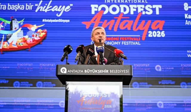 '5. Uluslararası Food Fest Antalya Gastronomi Festivali' ziyaretçilere kapılarını açtı
