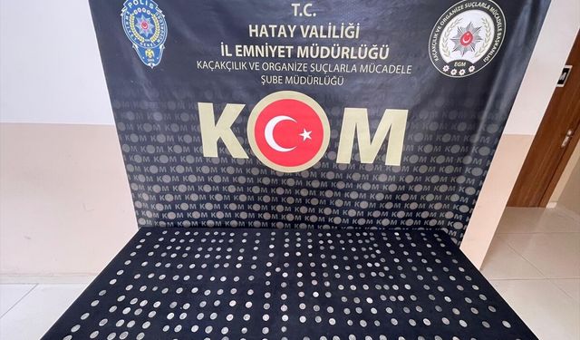 Hatay'da takside 309 sikke ele geçirildi