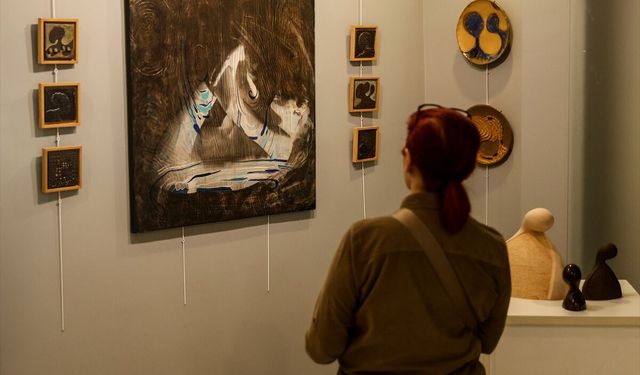 Mersin'de 'Sessiz Rezonans Sergisi' açıldı