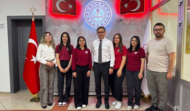 Aksekili öğrenciler Estonya'da staja katıldı