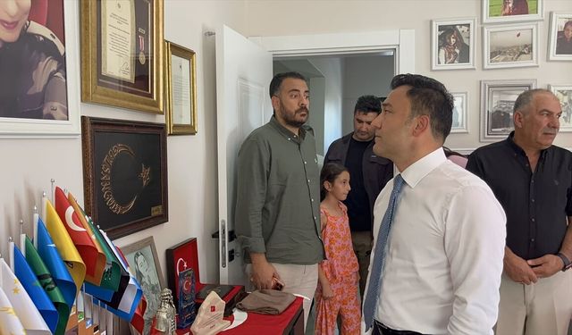 15 Temmuz şehidi Gülşah Güler anısına ailesince yaptırılan eve ziyaret