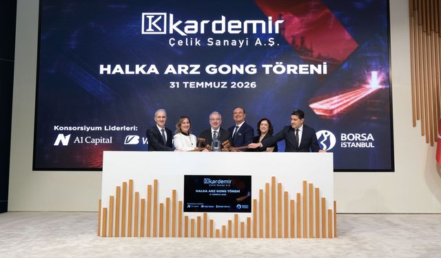 Borsa İstanbul'da gong Kardemir Çelik için çaldı