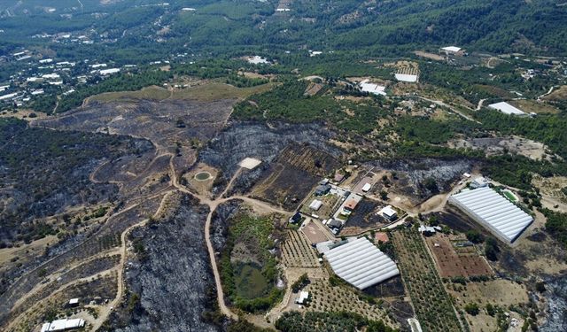 GÜNCELLEME - Antalya'nın Kumluca ilçesinde çıkan orman yangını kontrol altına alındı