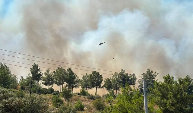 GÜNCELLEME - Antalya'nın Kumluca ilçesinde orman yangını çıktı