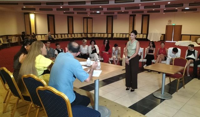 Gürcistan-Türkiye ortak yapımı 'Eşik' filminin oyuncu seçmeleri Manavgat'ta yapıldı