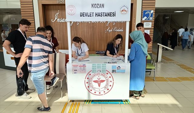 Kozan'da 'Hareket Yaşını Öğren, Sağlıklı Yaşa' kampanyasında yaklaşık 1000 kişiye ulaşıldı